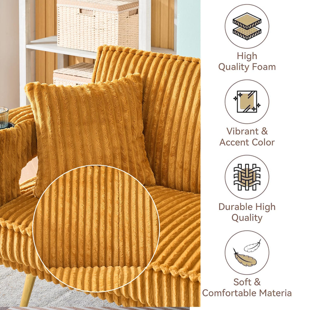 Orange Velvet Convertible Sofa Bed Y1599