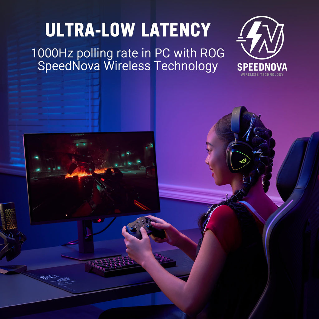 Black Wireless Gaming Controller H378