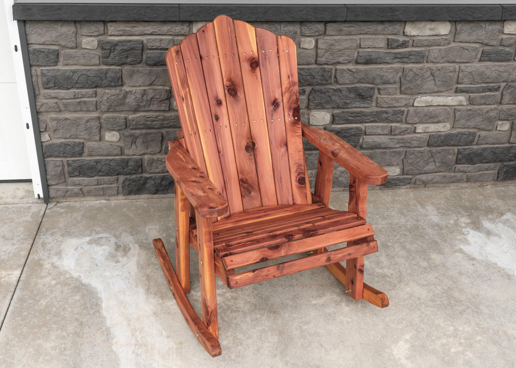 Cedar Adirondack Rocking Chair D774068