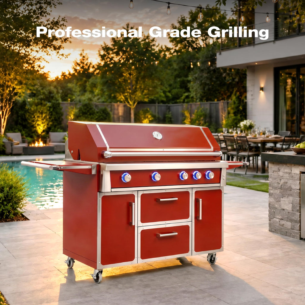 49" 99,000 BTU 4 Burner Stainless Steel Propane Grill T878523