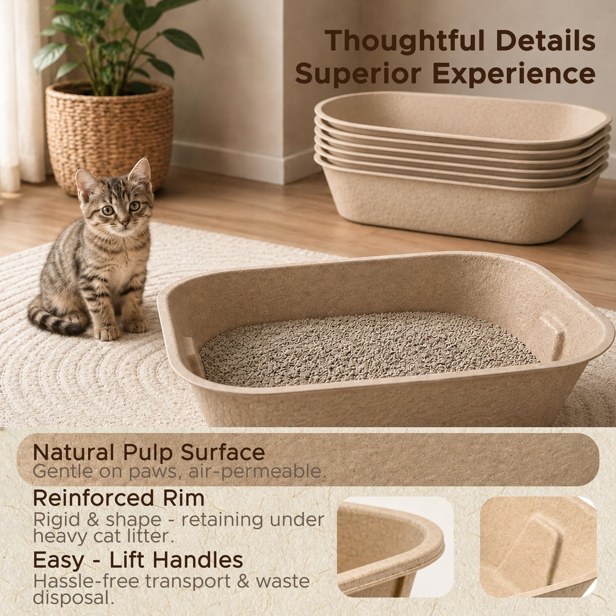 Disposable Litter Box for Kittens X297