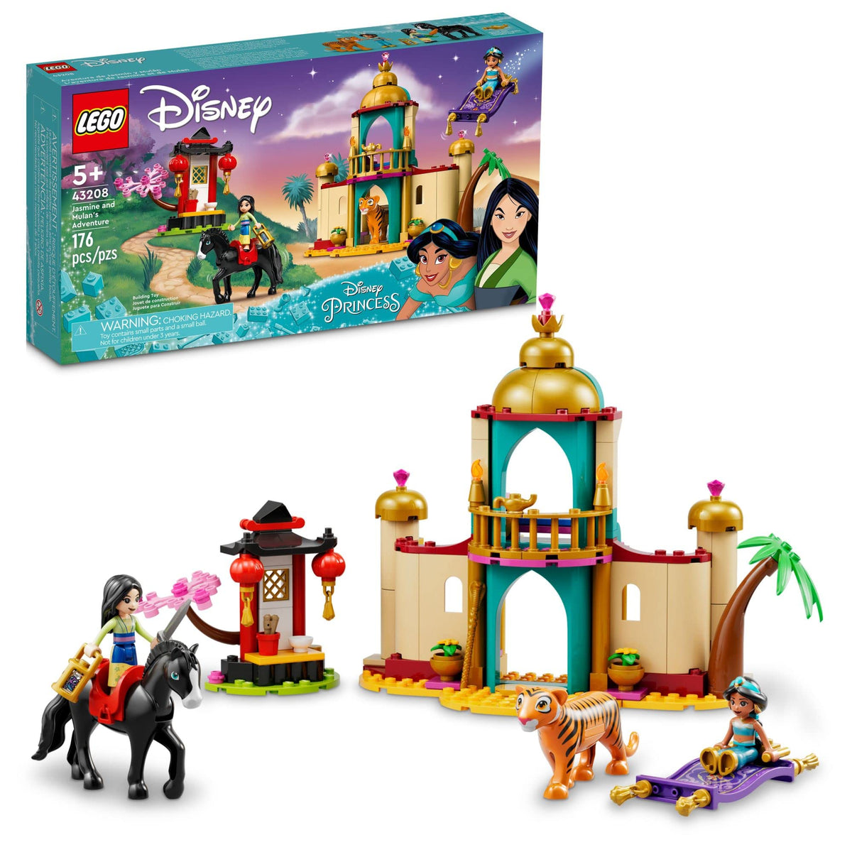 Disney Princess Jasmine and Mulan Palace Set L92736