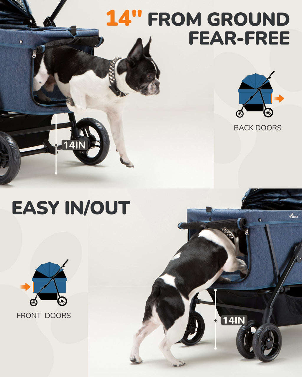 Large & Medium Dog Stroller R631145