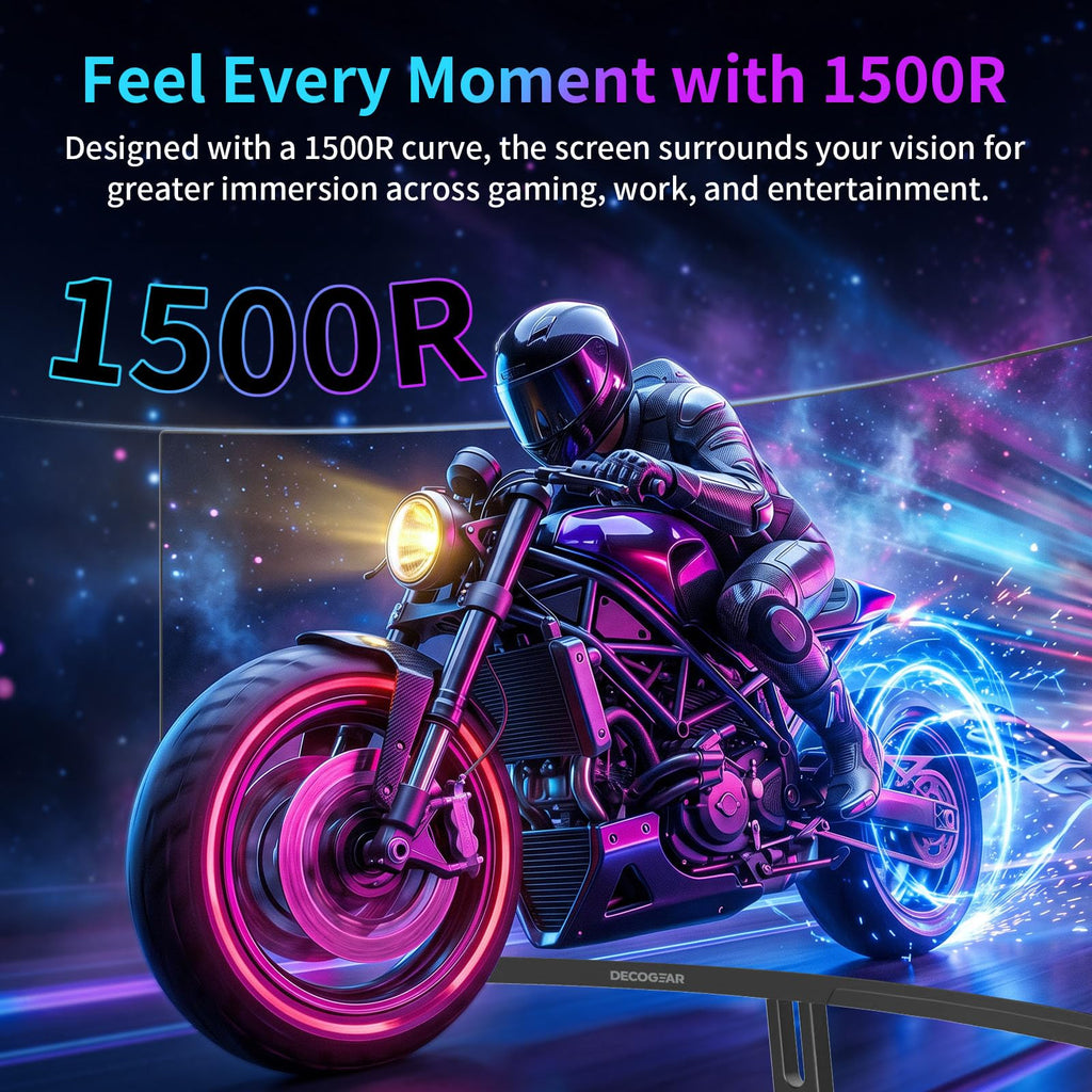 34” Curved Ultrawide Gaming Monitor 180Hz 3440×1440 O454279
