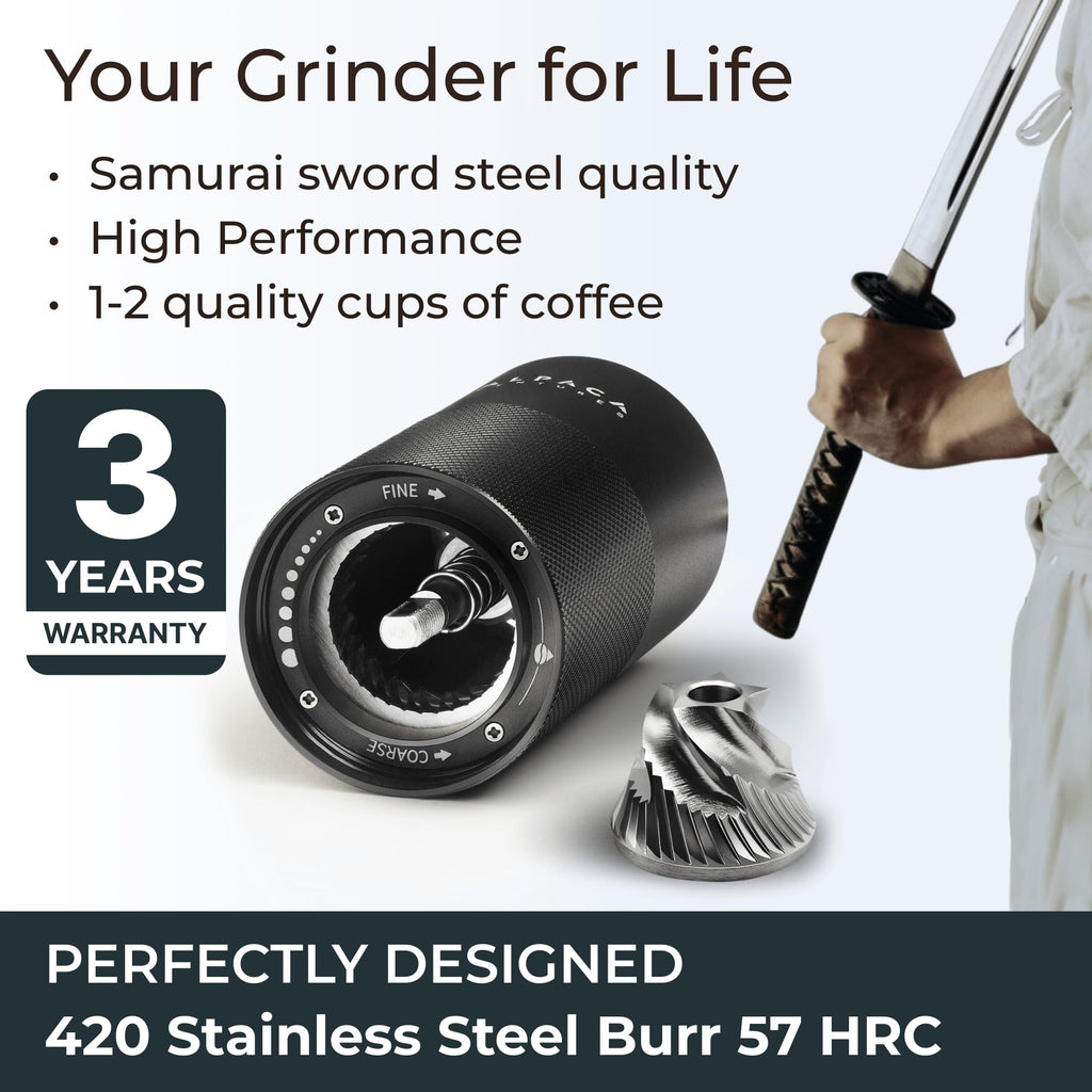 Manual Adjustable Conical Burr Coffee Grinder E547