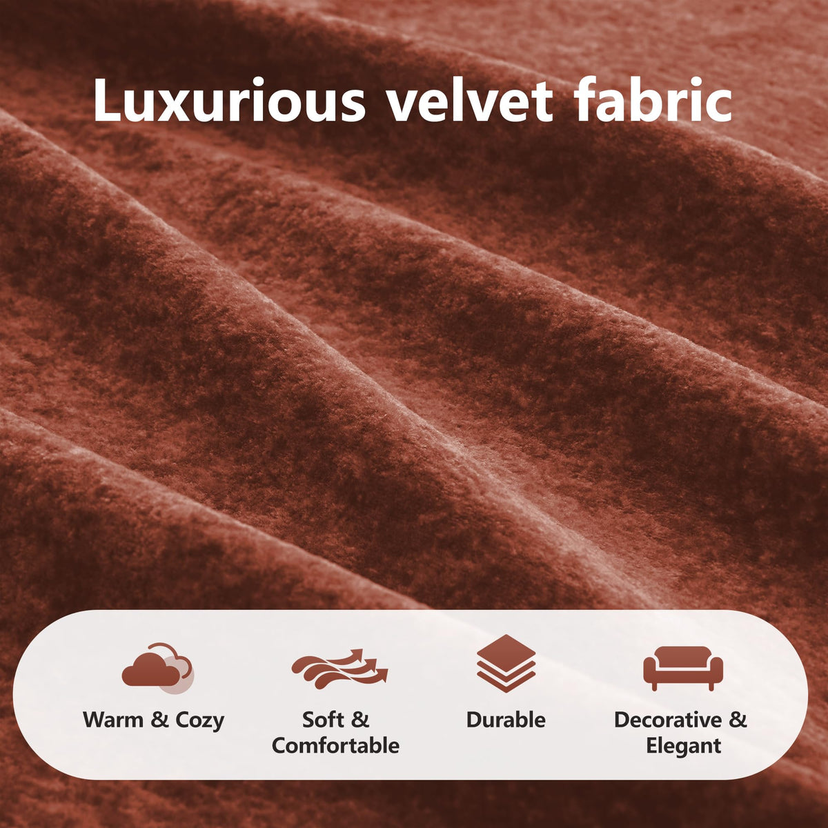 L-Shaped Orange Velvet Tufted Sofa with Ottoman M297149