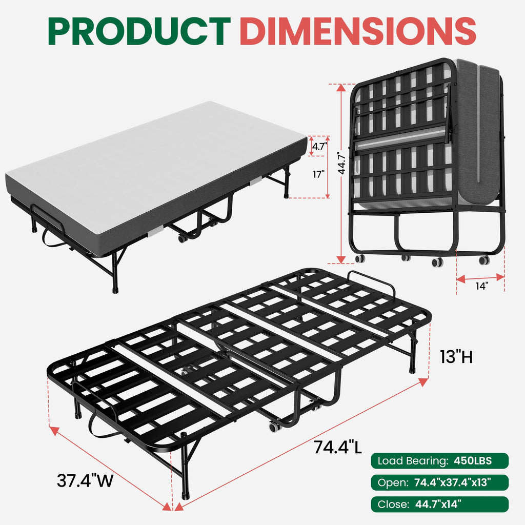 75"x38" Folding Bed K182847
