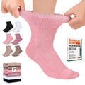 Women's 6 Pairs Non-Binding Diabetic Socks Size 9-11 J919