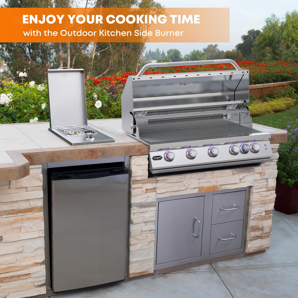 Built-In Single Side Burner U59734
