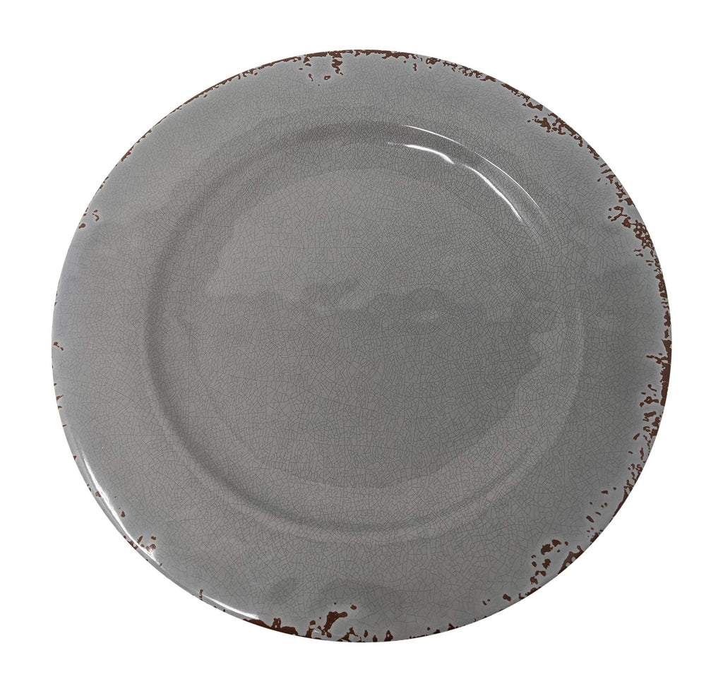 12 Piece Rustic Farmhouse Melamine Dinnerware Set J29707
