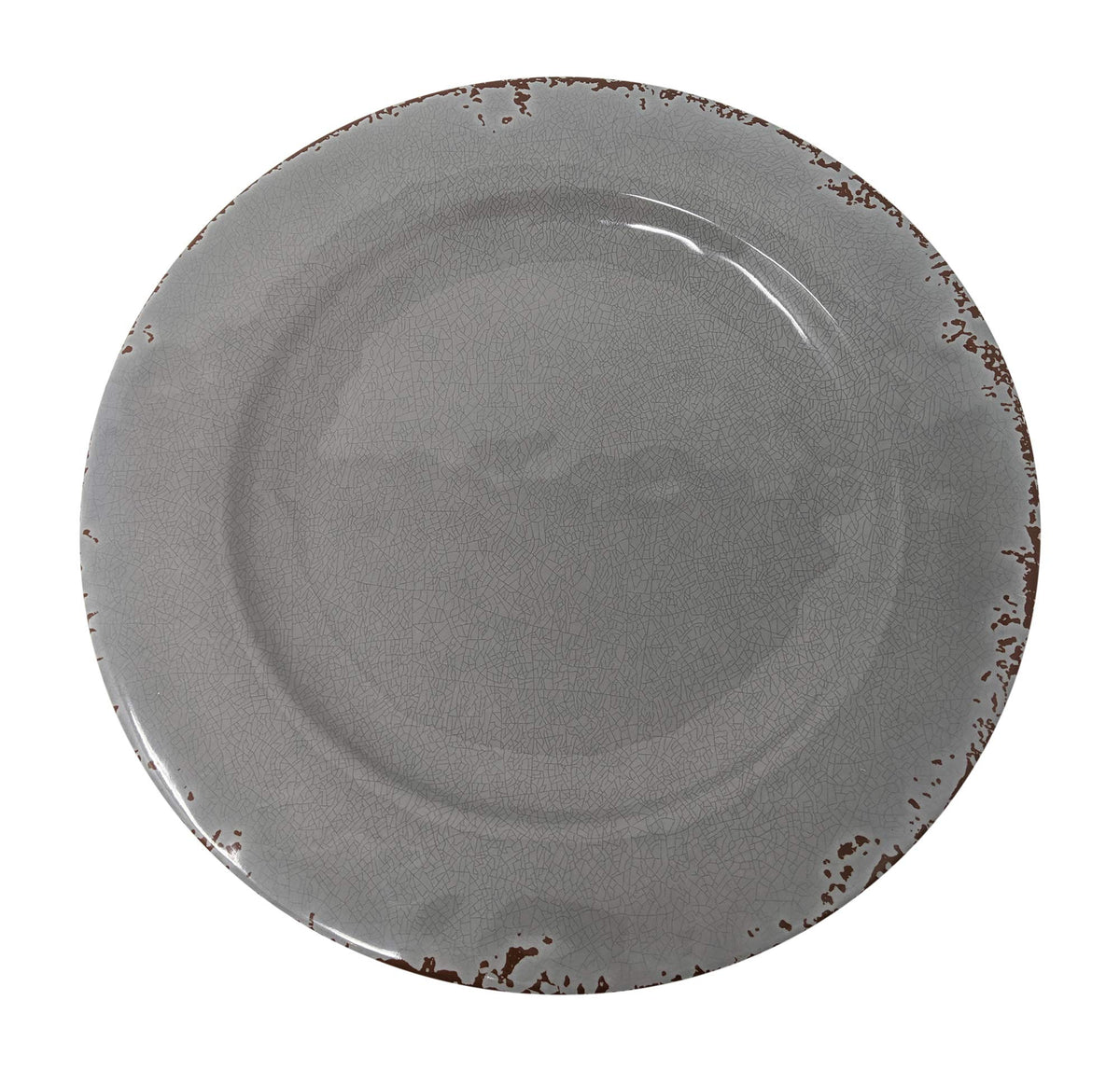 12 Piece Rustic Farmhouse Melamine Dinnerware Set J29707