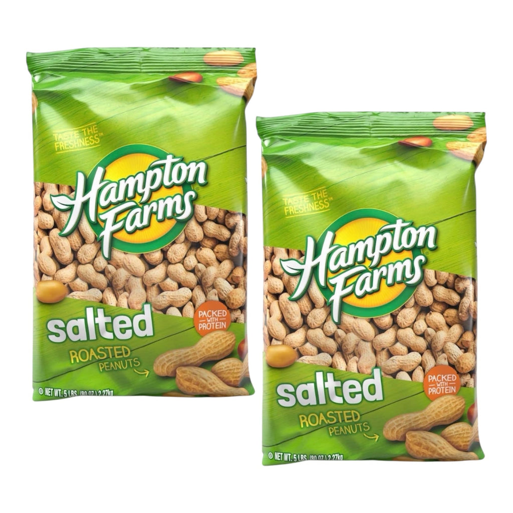 Salted In-Shell Peanuts 5 lb Bag Pack of 2 X15169