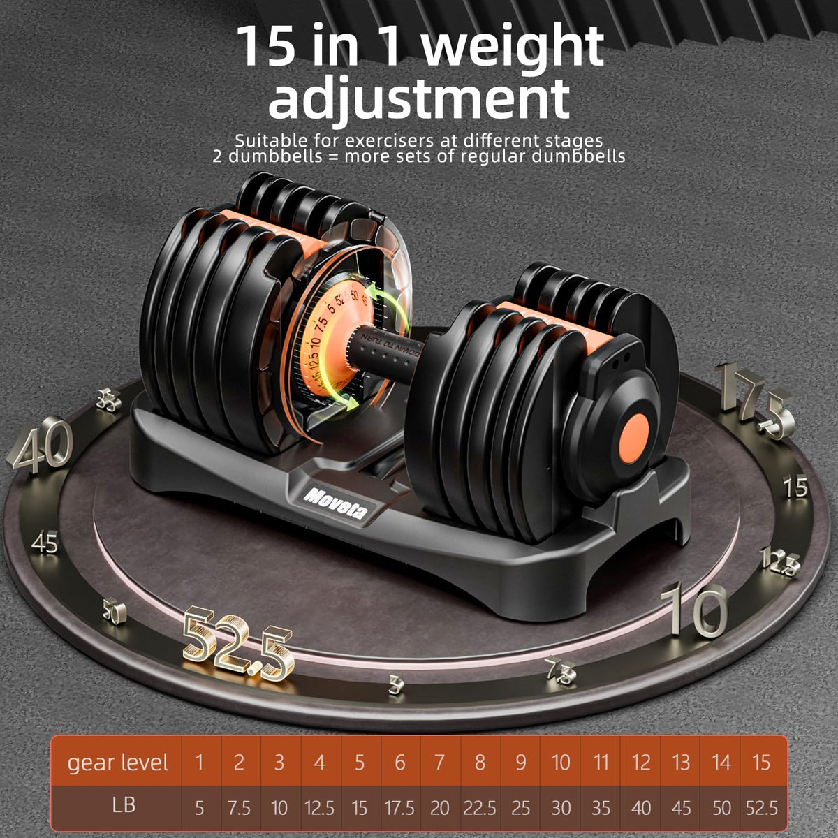 Adjustable Dumbbells Set of 2 N25885