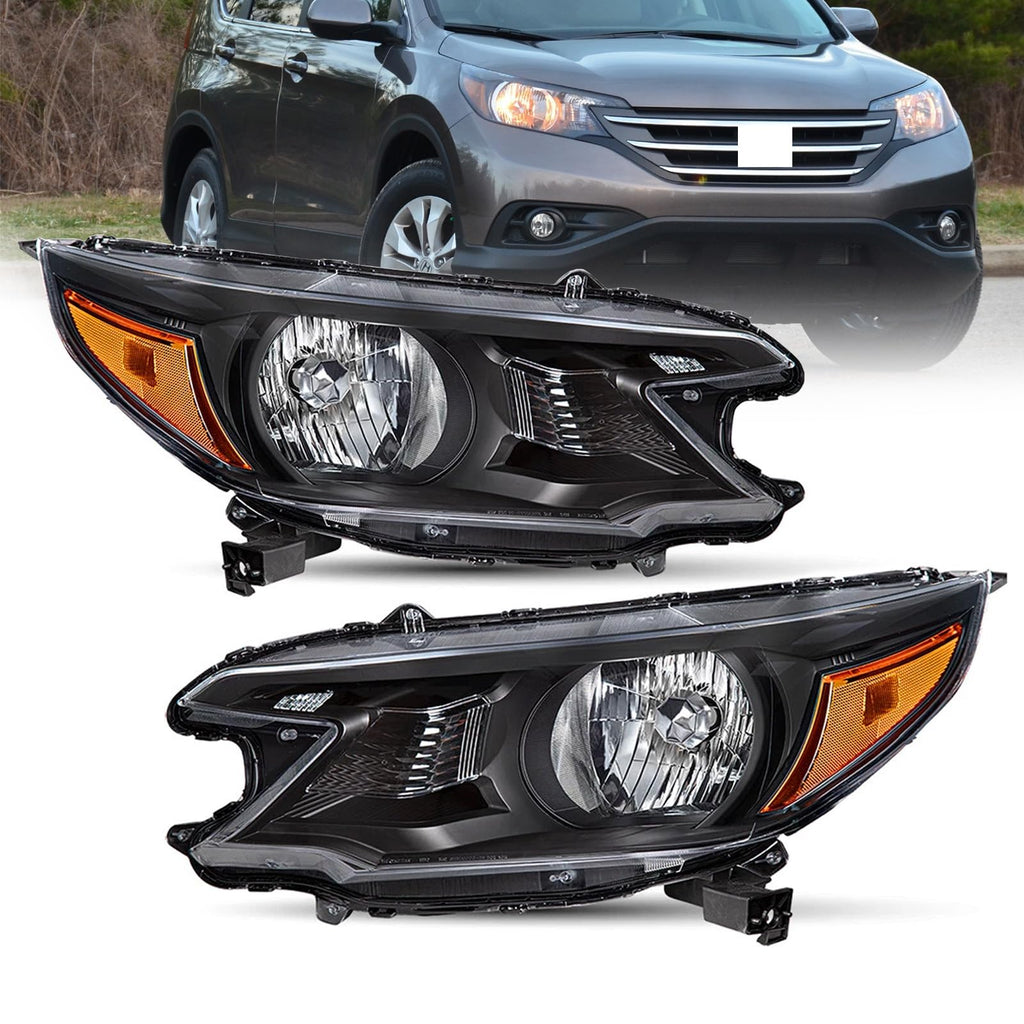 Black Halogen Headlight Assembly T97827