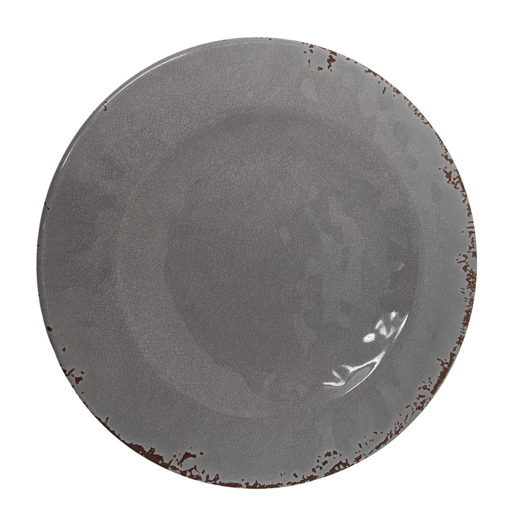 12 Piece Rustic Farmhouse Melamine Dinnerware Set J29707