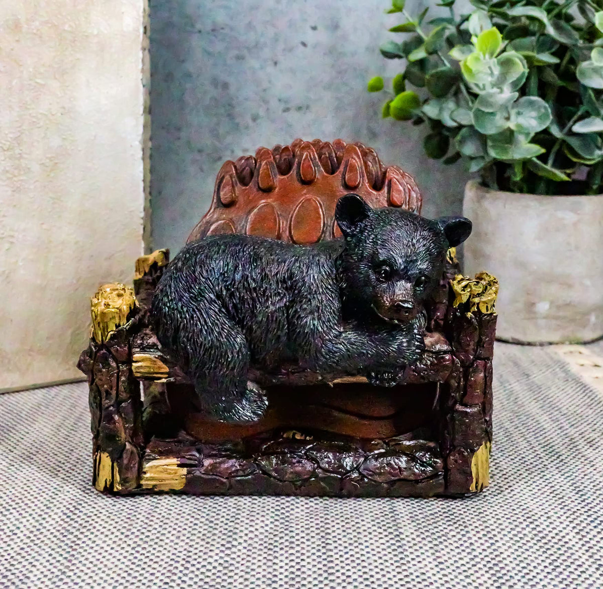 Coaster Set with 4 Bear Paw Tracks Coasters M9204