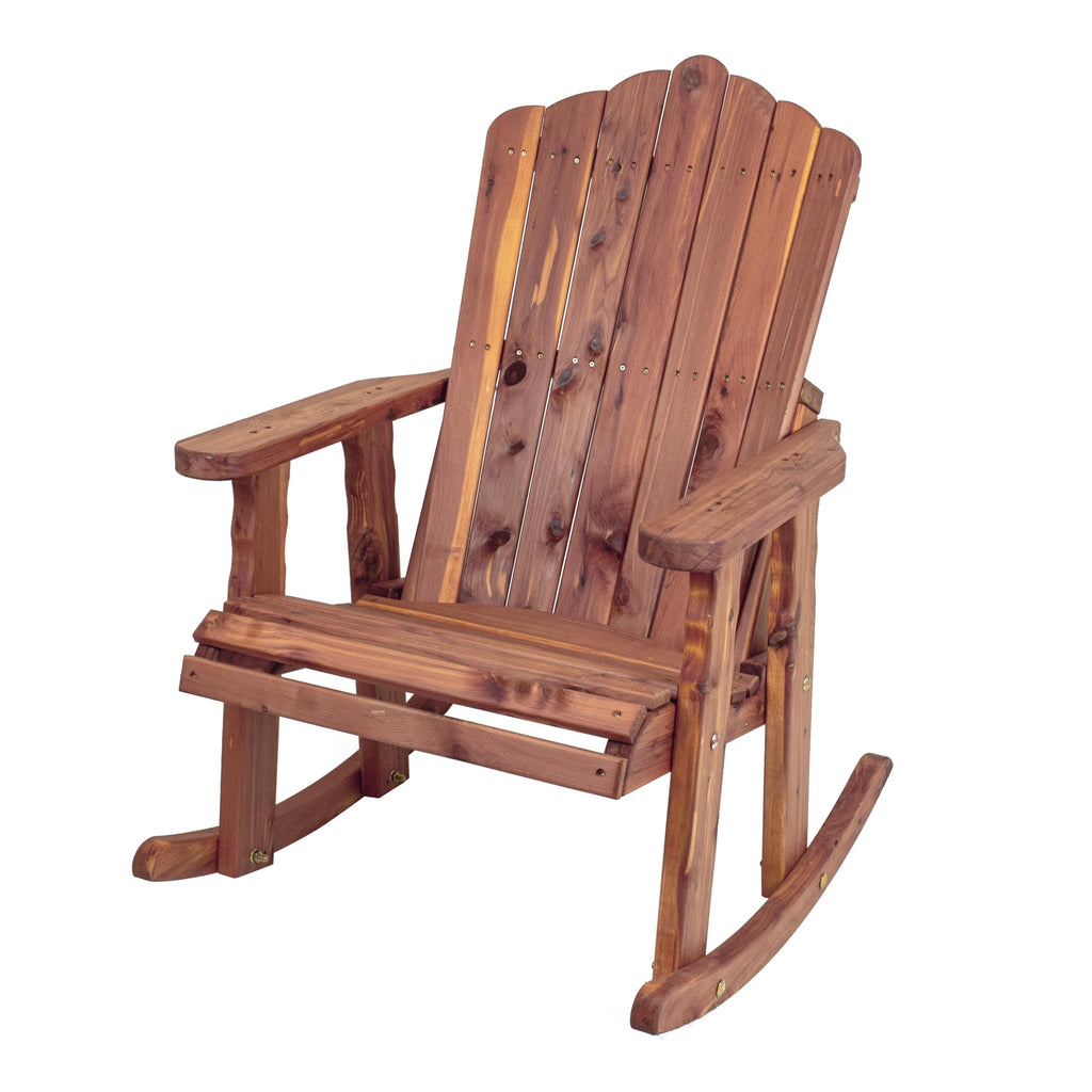 Cedar Adirondack Rocking Chair D774068