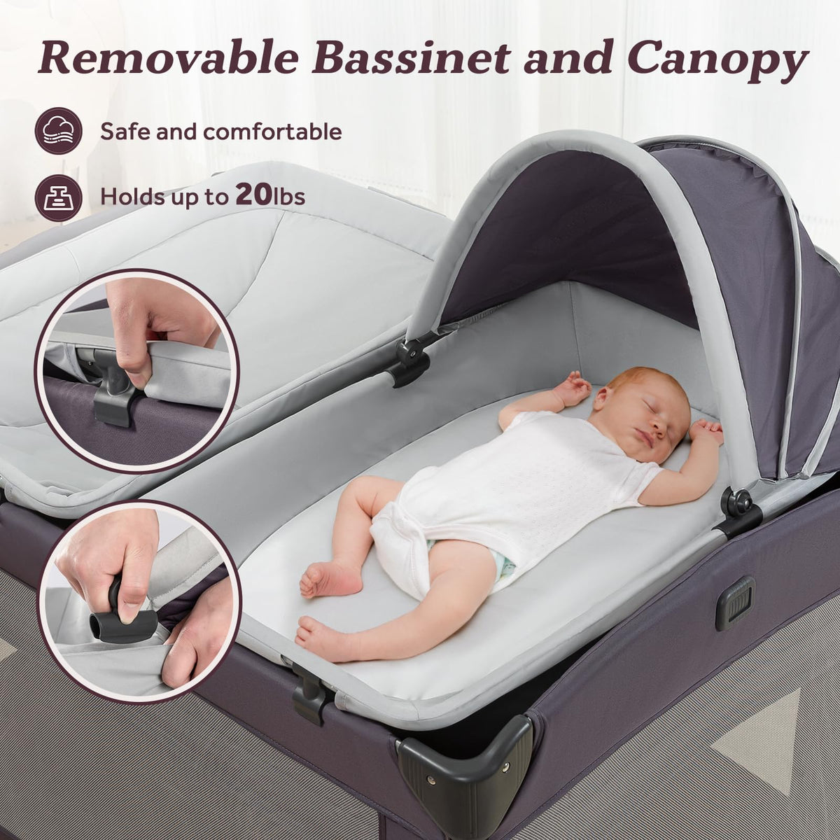 Portable Baby Playard with Carry Bag N29340
