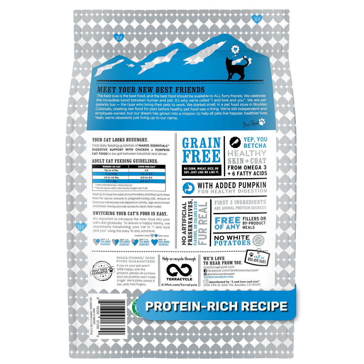 Grain Free Chicken Pumpkin Dry Cat Food N84524
