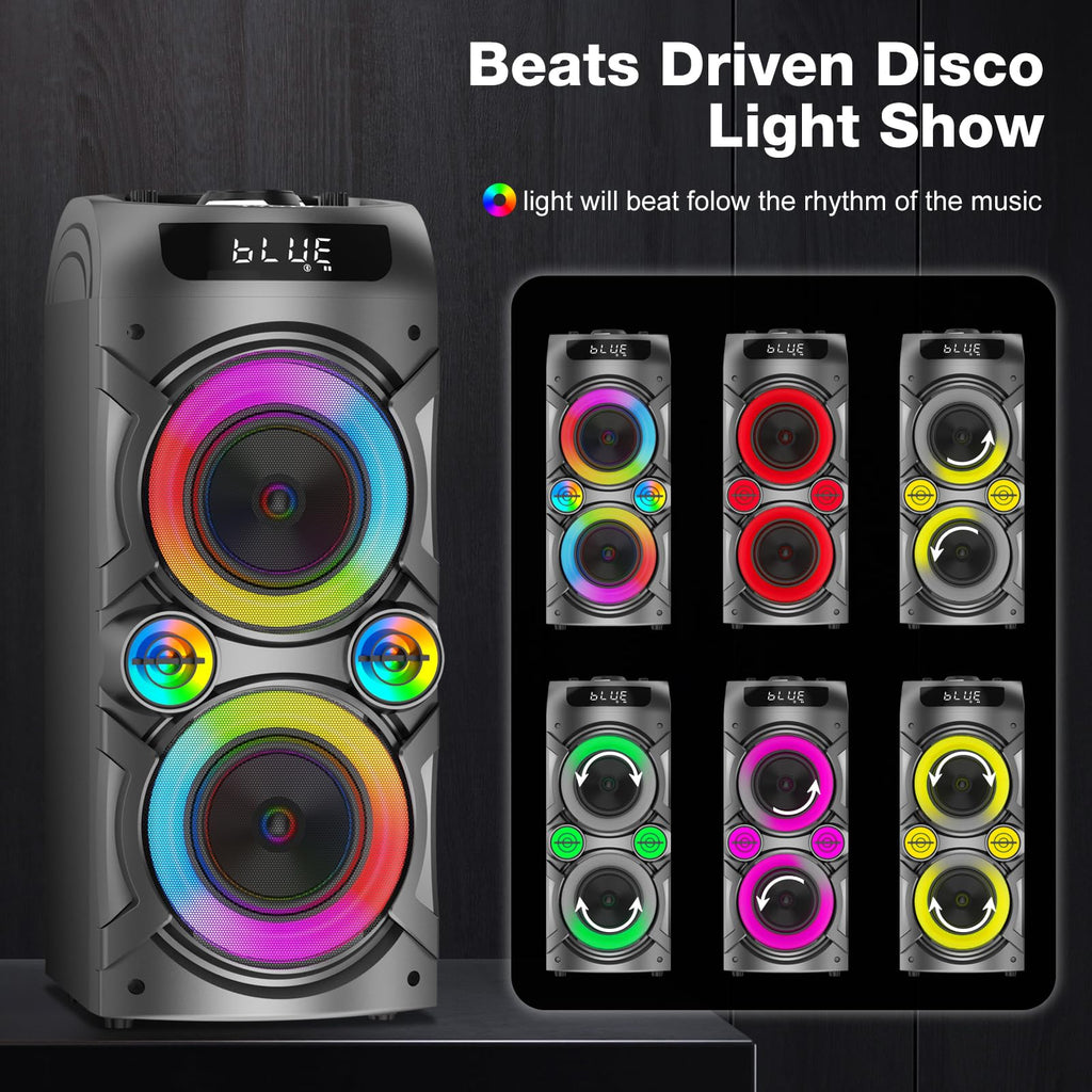 100W Portable Bluetooth Speaker F607787