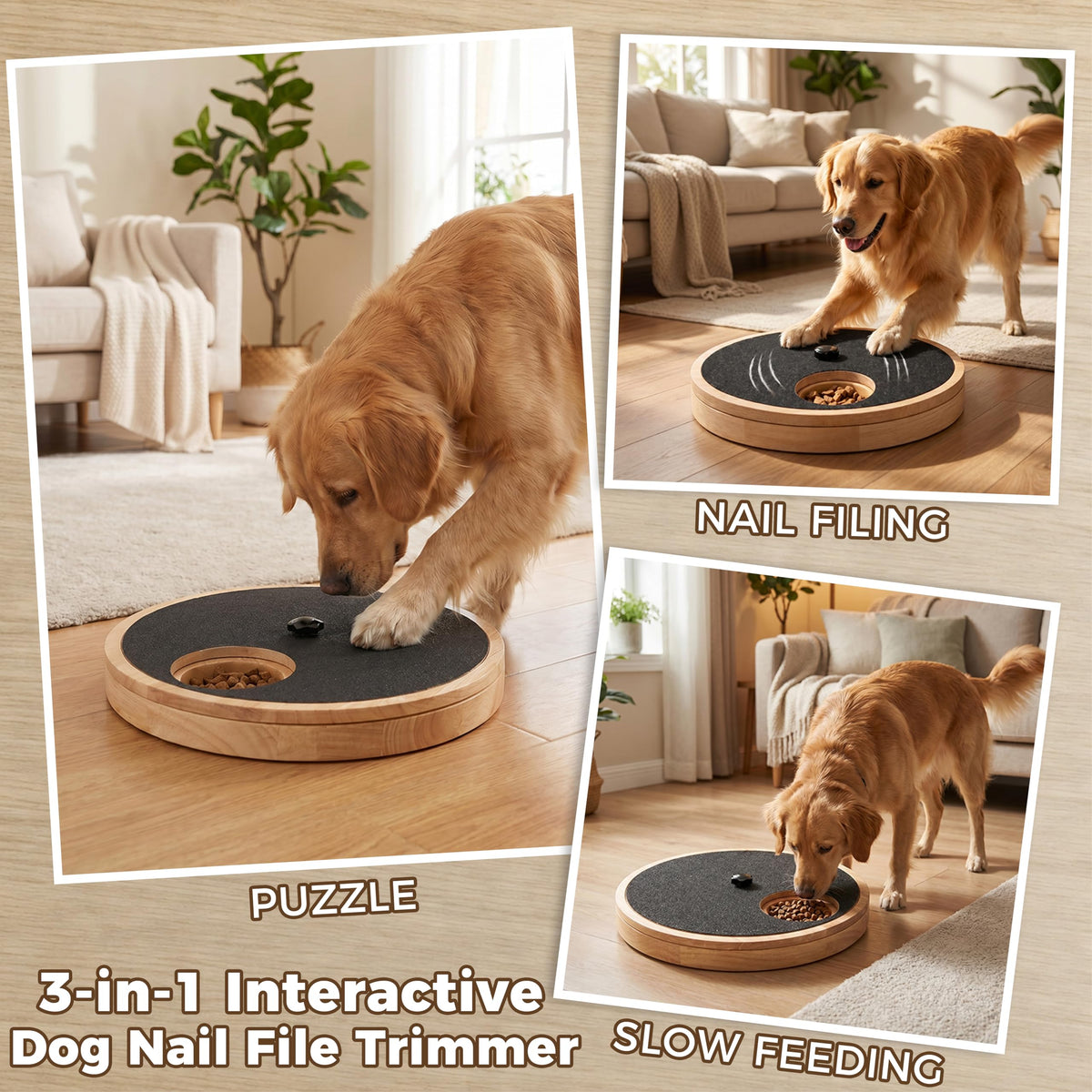 Dog Nail Scratch Board with Treat Box C820