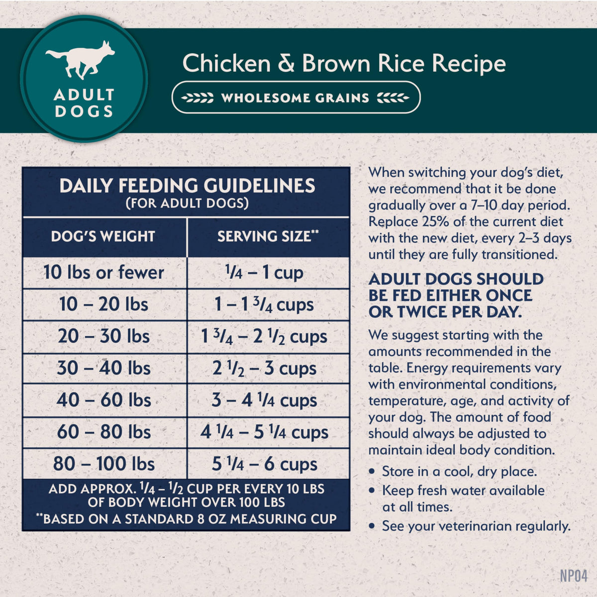 Chicken & Brown Rice 24 lb D873