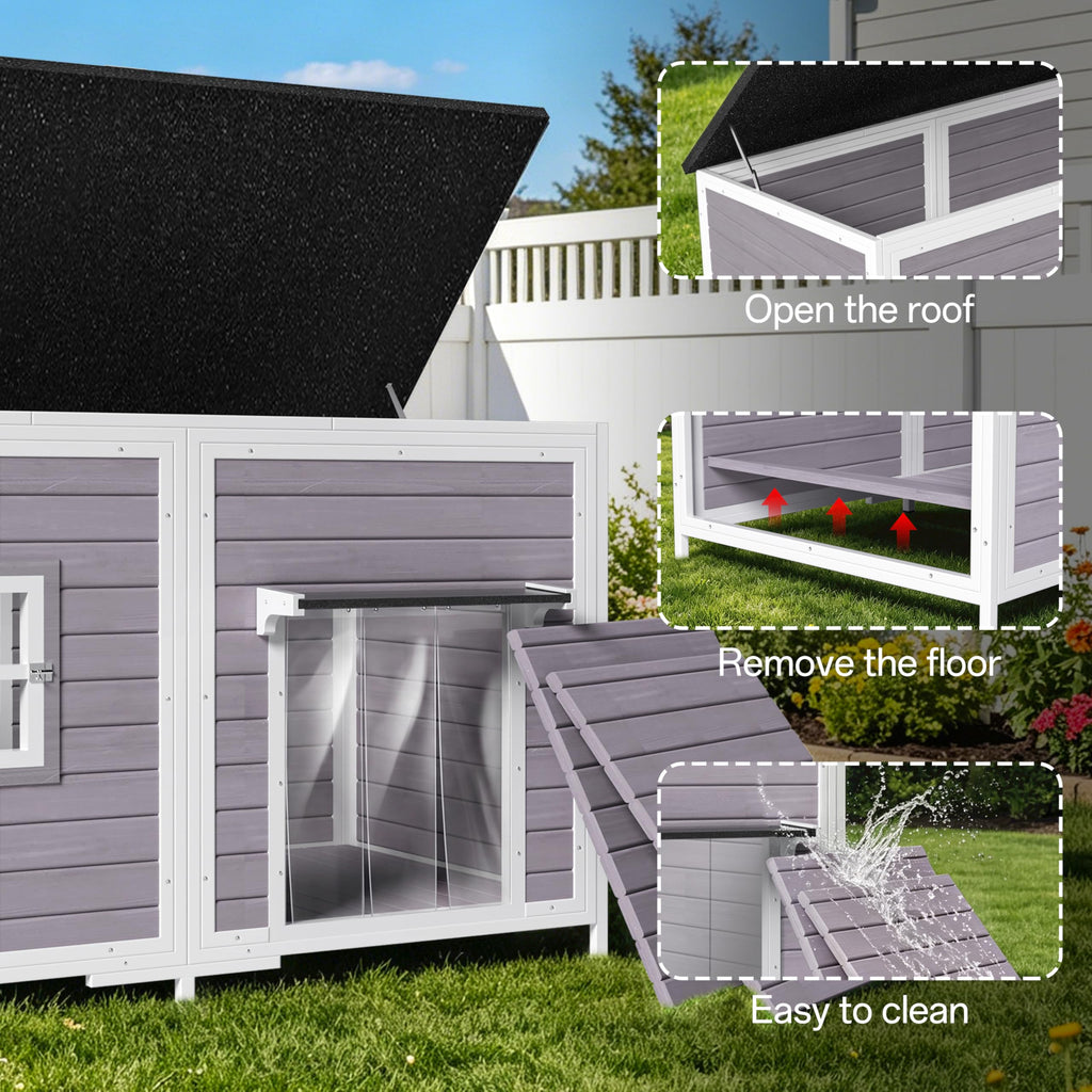 59" Insulated Extra Large Dog House R276