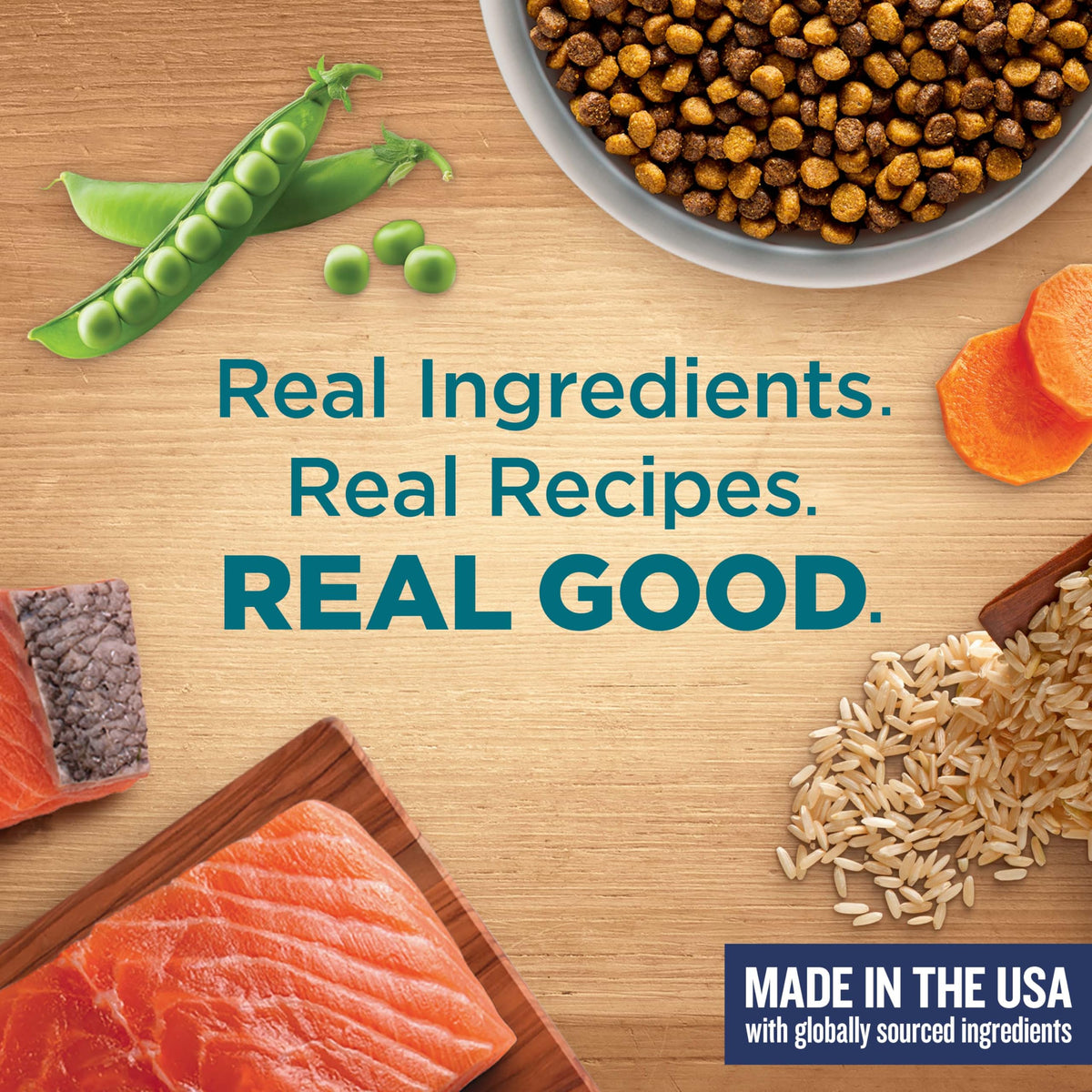 Salmon & Brown Rice Recipe Dry Cat Food 14 lb. Bag K15358