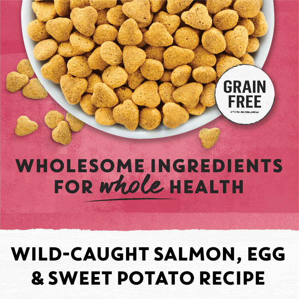 Grain Free Dry Cat Food Salmon, Egg and Sweet Potato Recipe 11 lb. Bag K10879