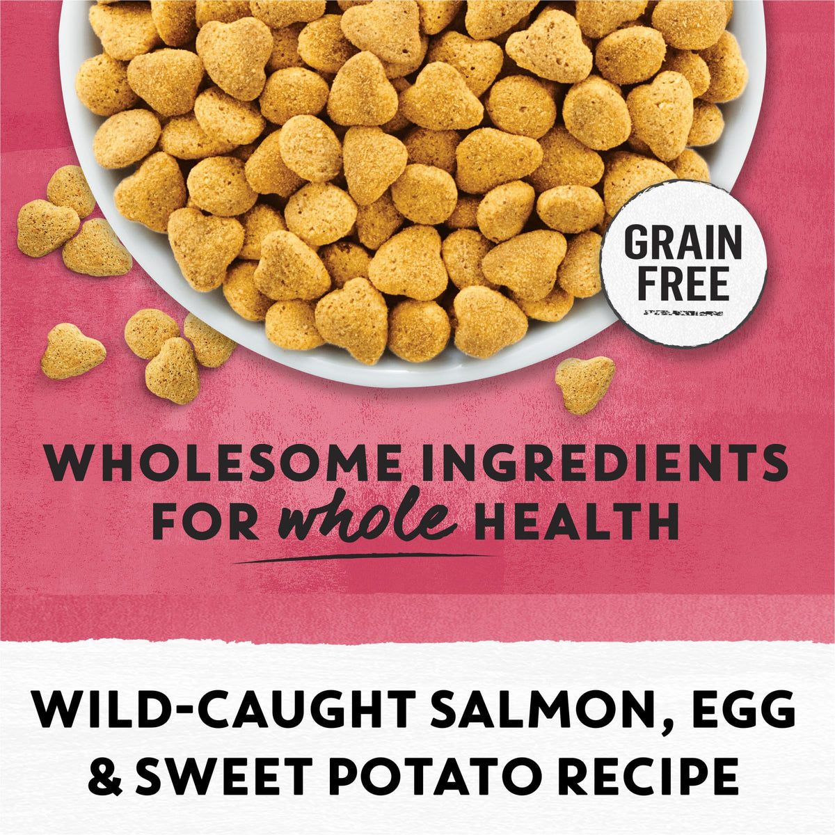 Grain Free Dry Cat Food Salmon, Egg and Sweet Potato Recipe 11 lb. Bag K10879