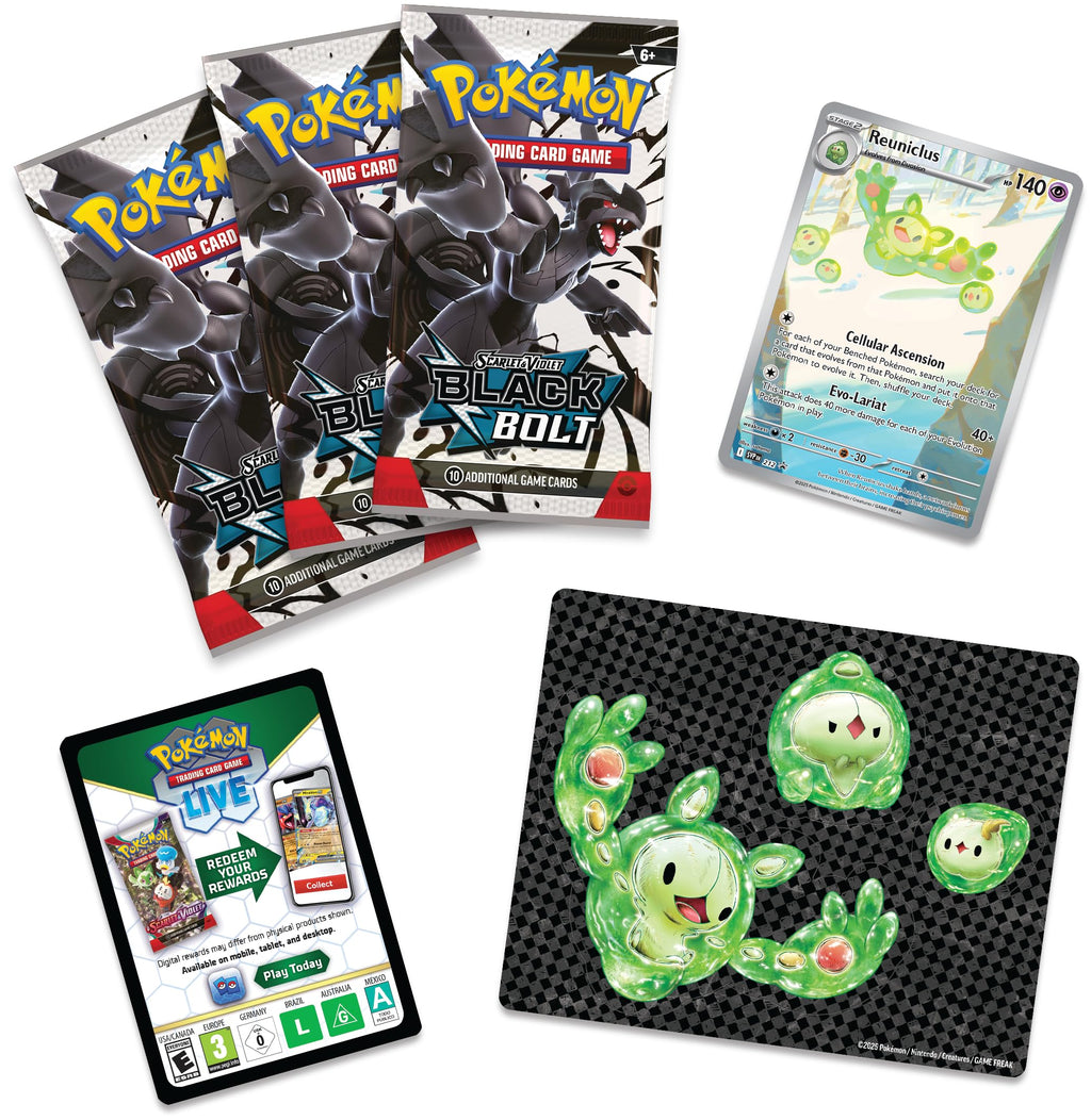 Pokemon TCG Black Bolt Tech Sticker Blister P924214